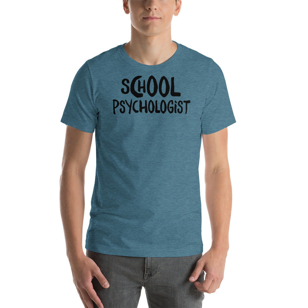 School Psychologist Short-Sleeve Unisex T-Shirt - SchoolStaffMerch -  - SchoolStaffMerch