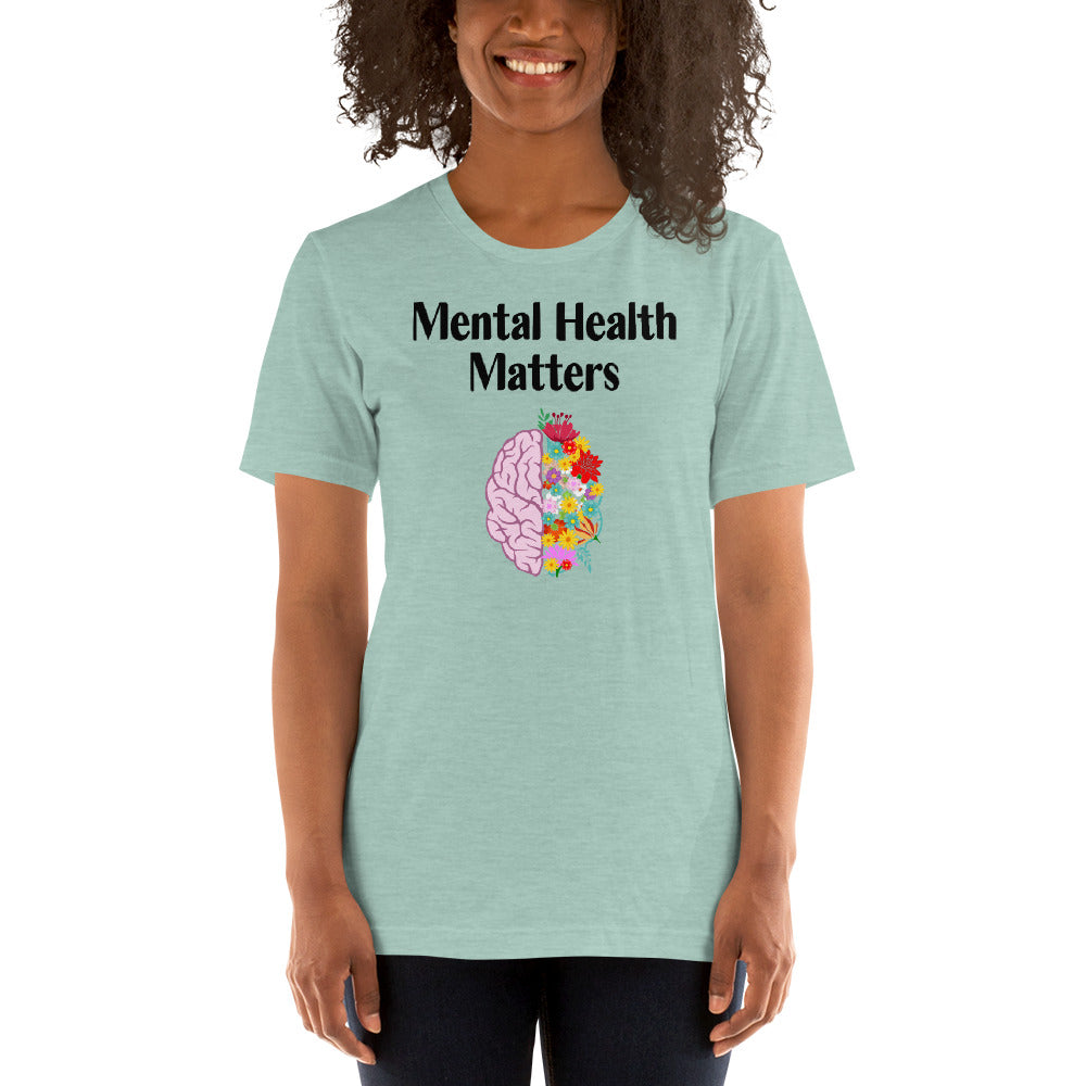 Mental Health Matters Short-Sleeve Unisex T-Shirt - SchoolStaffMerch -  - SchoolStaffMerch