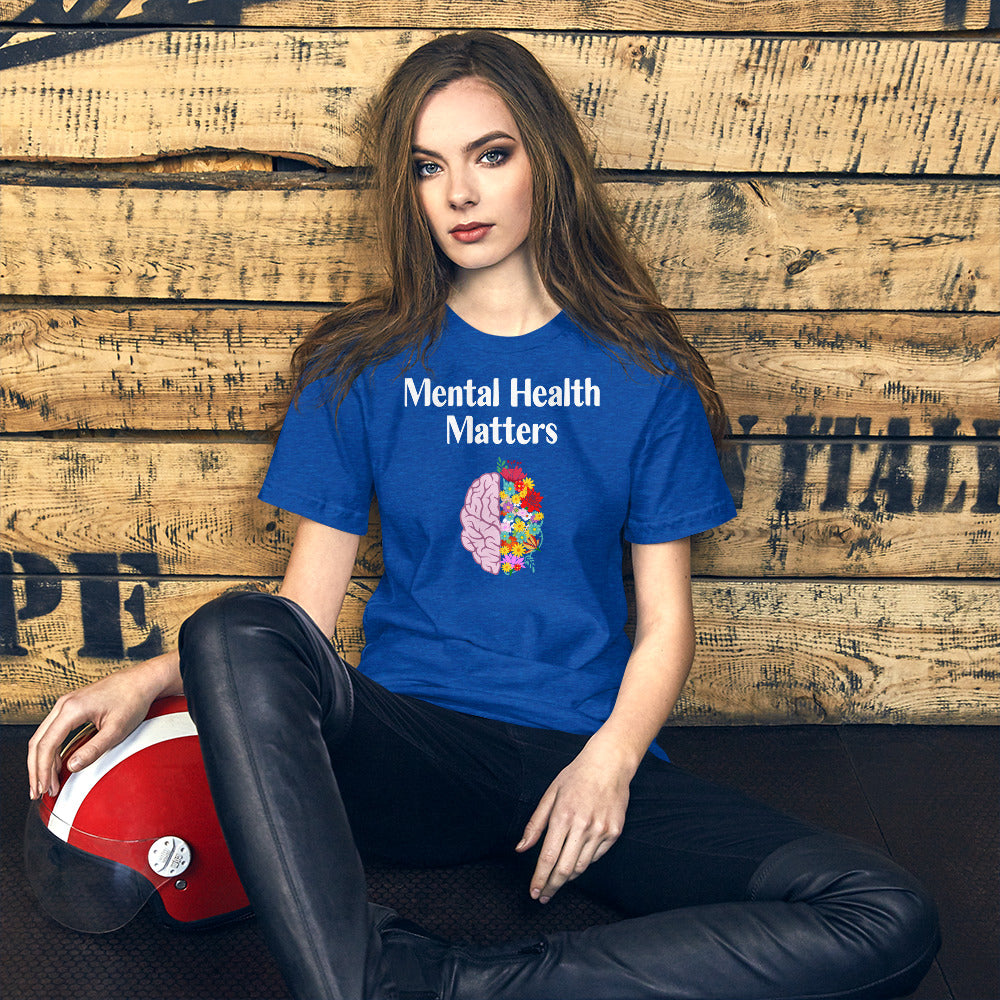 Mental Health Short-Sleeve Unisex T-Shirt - SchoolStaffMerch -  - SchoolStaffMerch