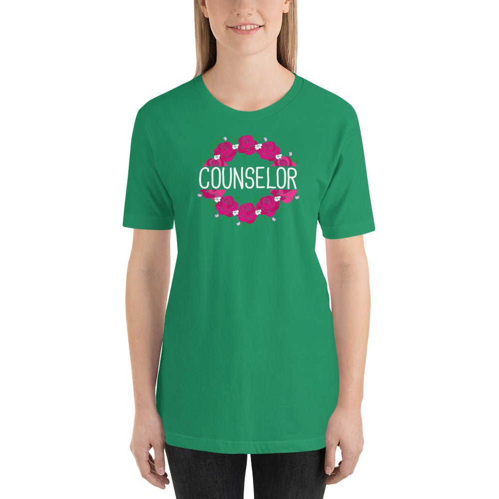Counselor Short-Sleeve Unisex T-Shirt - SchoolStaffMerch -  - SchoolStaffMerch