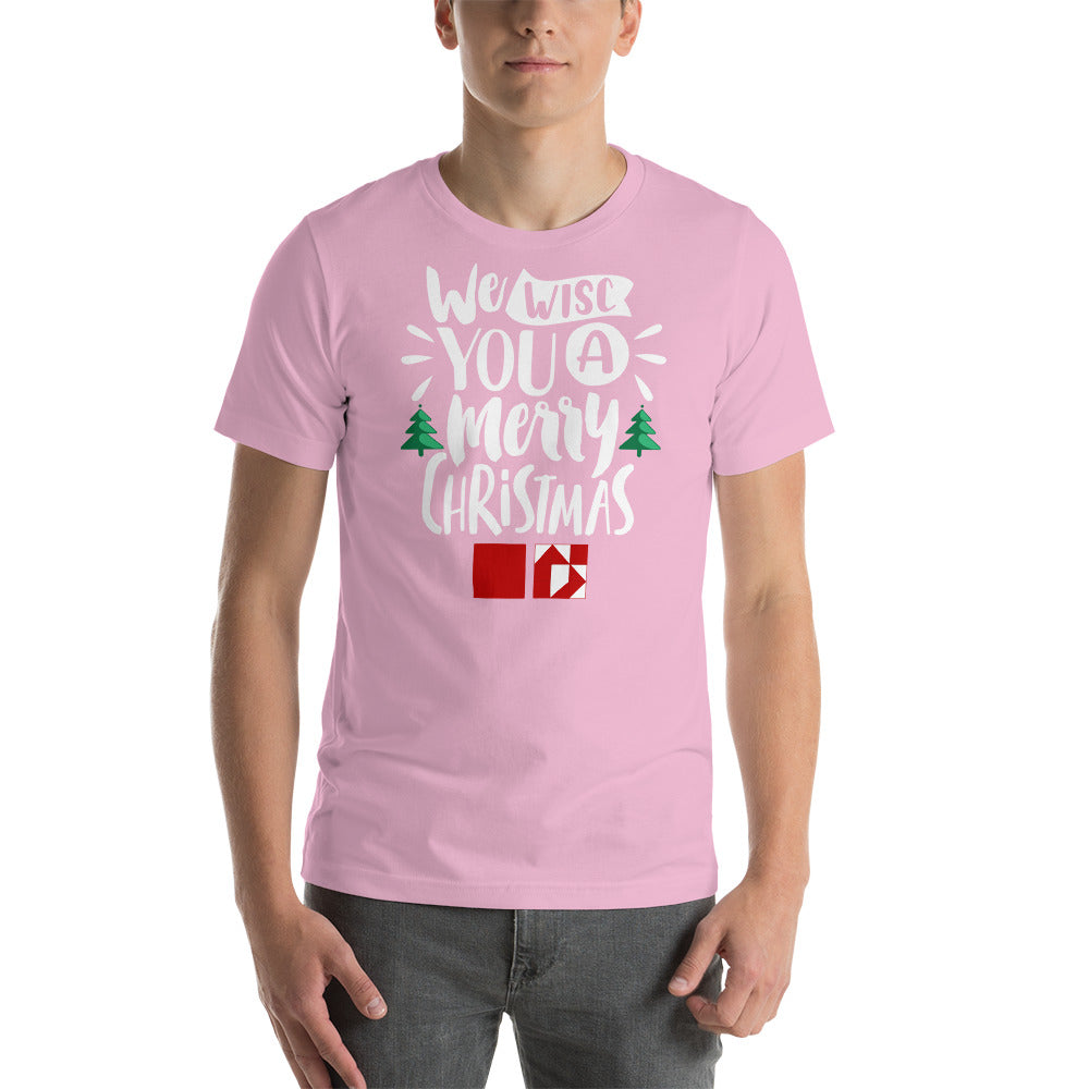 School Psychologist Merry Christmas Short-Sleeve Unisex T-Shirt - SchoolStaffMerch -  - SchoolStaffMerch