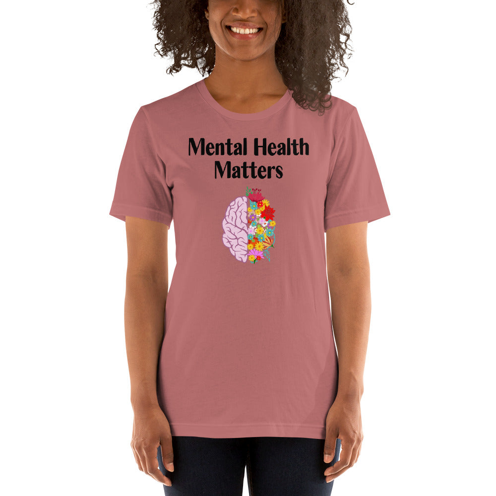 Mental Health Matters Short-Sleeve Unisex T-Shirt - SchoolStaffMerch -  - SchoolStaffMerch