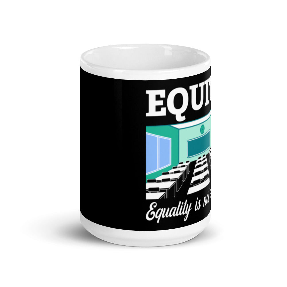 Equity White glossy mug - SchoolStaffMerch -  - SchoolStaffMerch