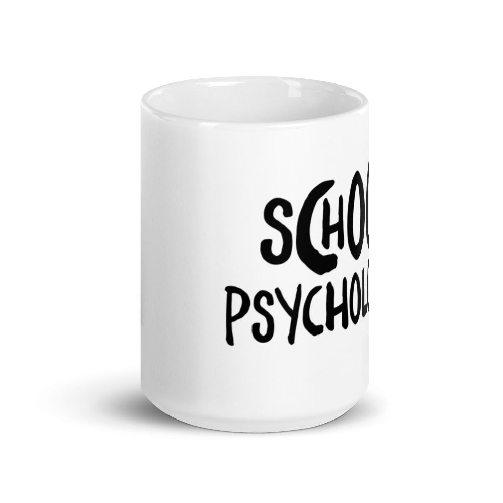 School Psychologist White glossy mug - SchoolStaffMerch -  - SchoolStaffMerch